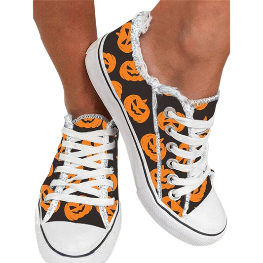 Jack O Lantern Fashion Canvas Shoes Shoes by The Rustic Redbud | The Rustic Redbud Boutique
