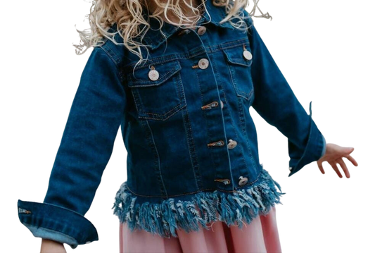 Fringe Denim Jacket Clothing by The Rustic Redbud | The Rustic Redbud Boutique