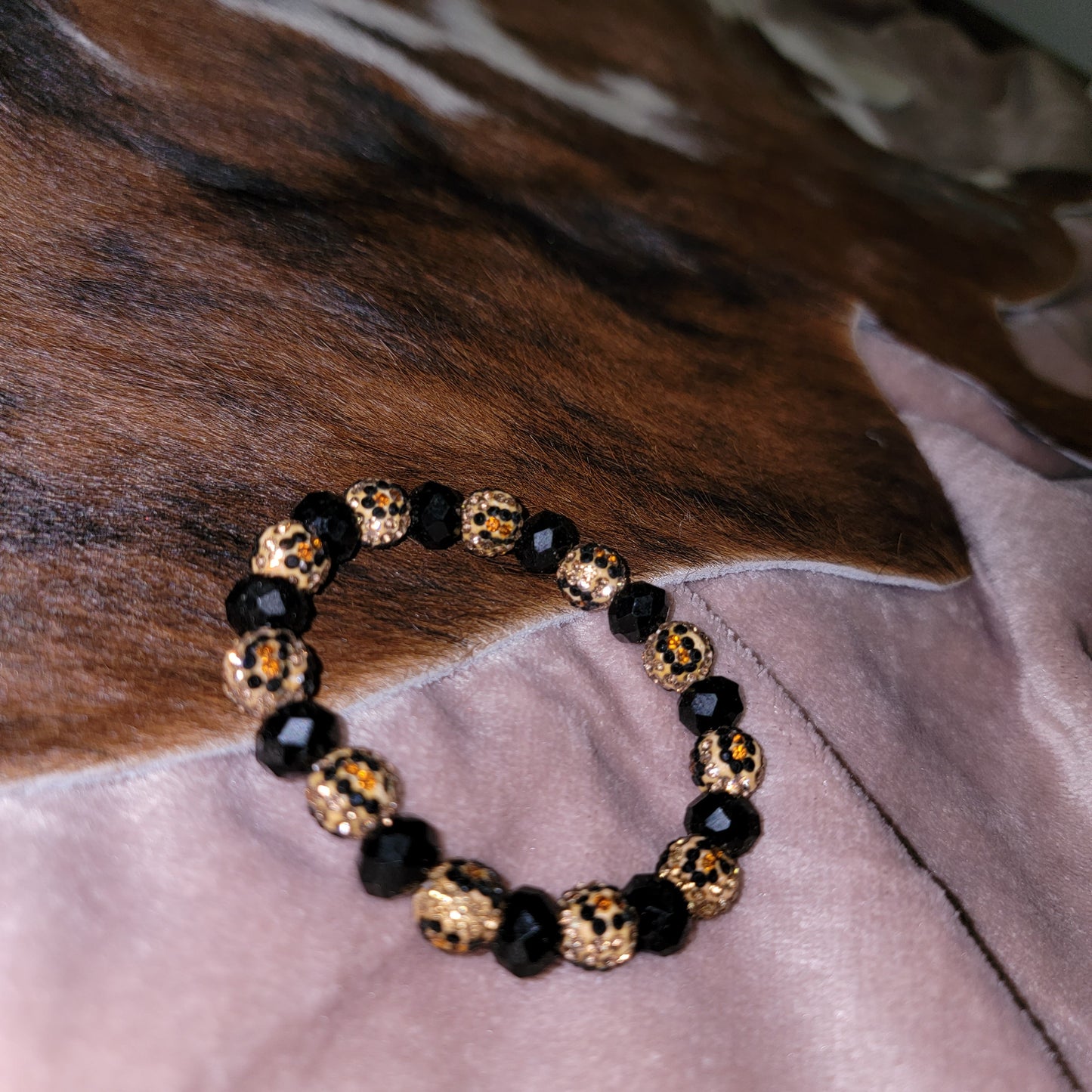 Sparkle Bracelets Black and Leopard Sparkle by The Rustic Redbud Boutique | The Rustic Redbud Boutique