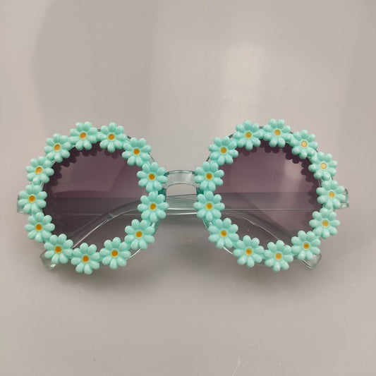 Girls Flower Sunglasses - Green Sunglasses by Toys & the world | The Rustic Redbud Boutique