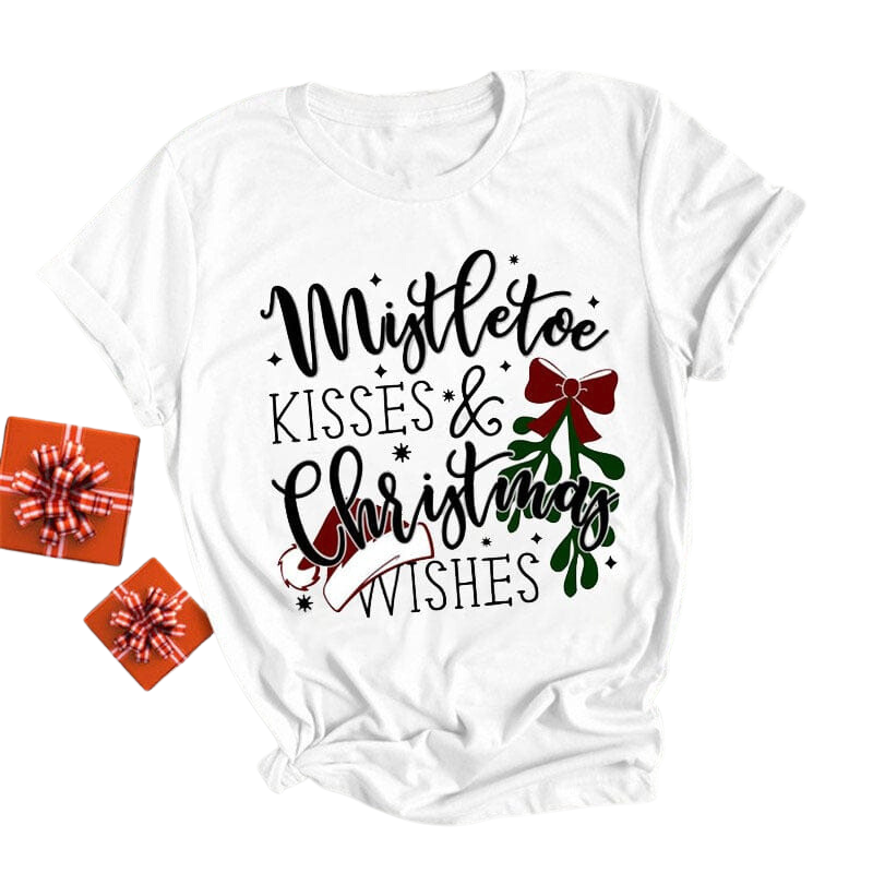 Mistletoe Kisses & Christmas Wishes Apparel & Accessories by Supplied | The Rustic Redbud Boutique